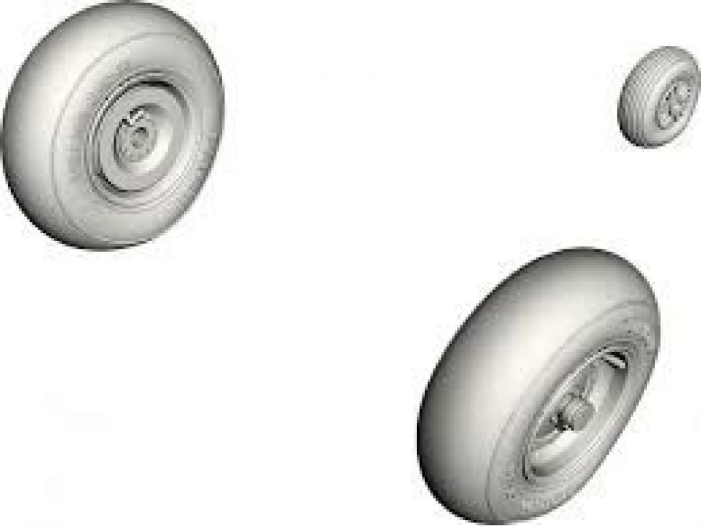 CMK 1/48 Siebel Si 204 / Aero C-3 wheels for SH