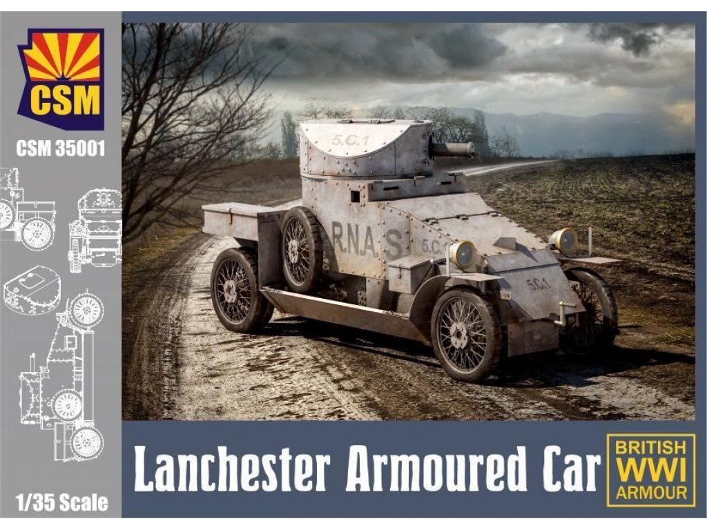 COPPER STATE MODELS 1/35 Lanchester Armored Car