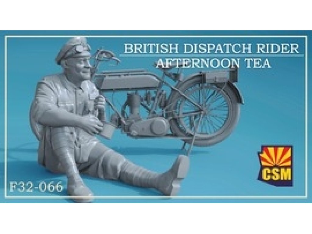 CSM F32-066 1/32 British Dispatch Rider Afternoon Tea