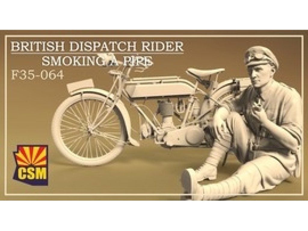 CSM F35-064 1/35 British Dispatch Rider Smoking Pipe