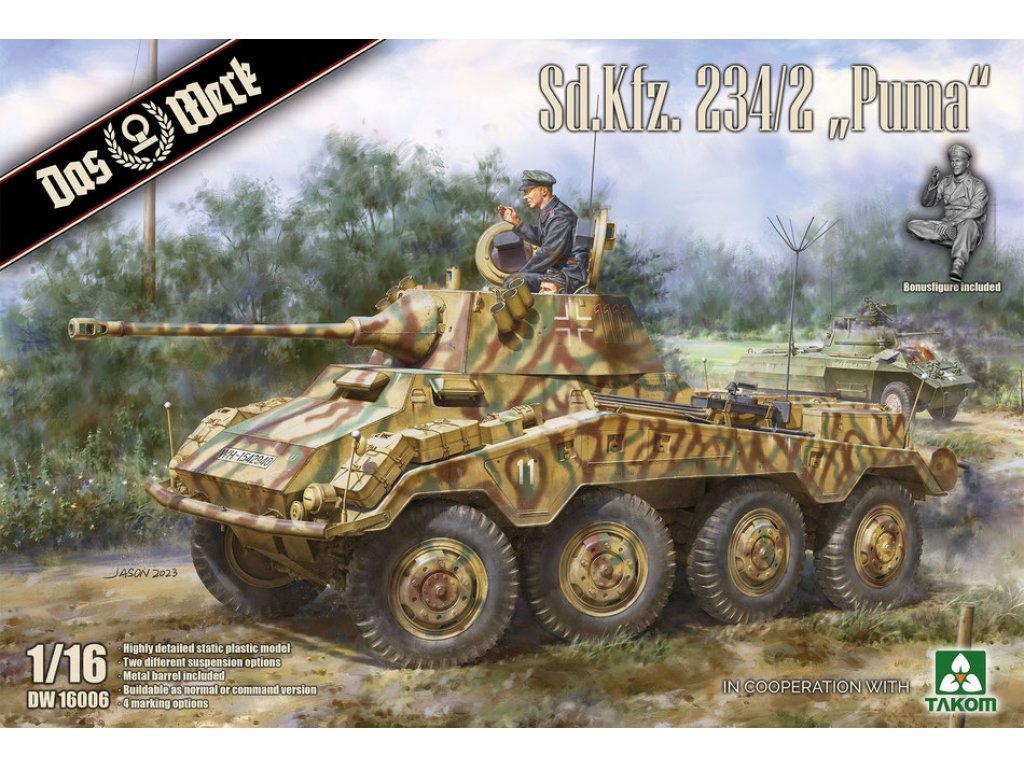 DAS WERK DW16006 1/16 Sd.Kfz. 234/2 "Puma"