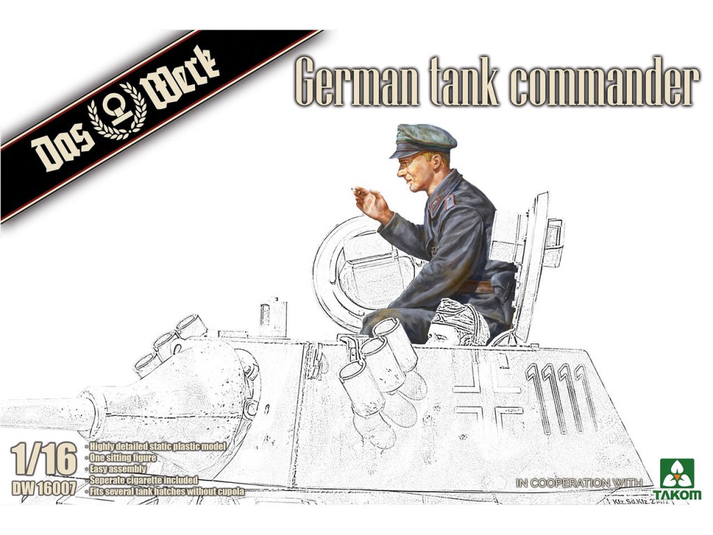 DAS WERK DW16007 1/16 German Tank Commander