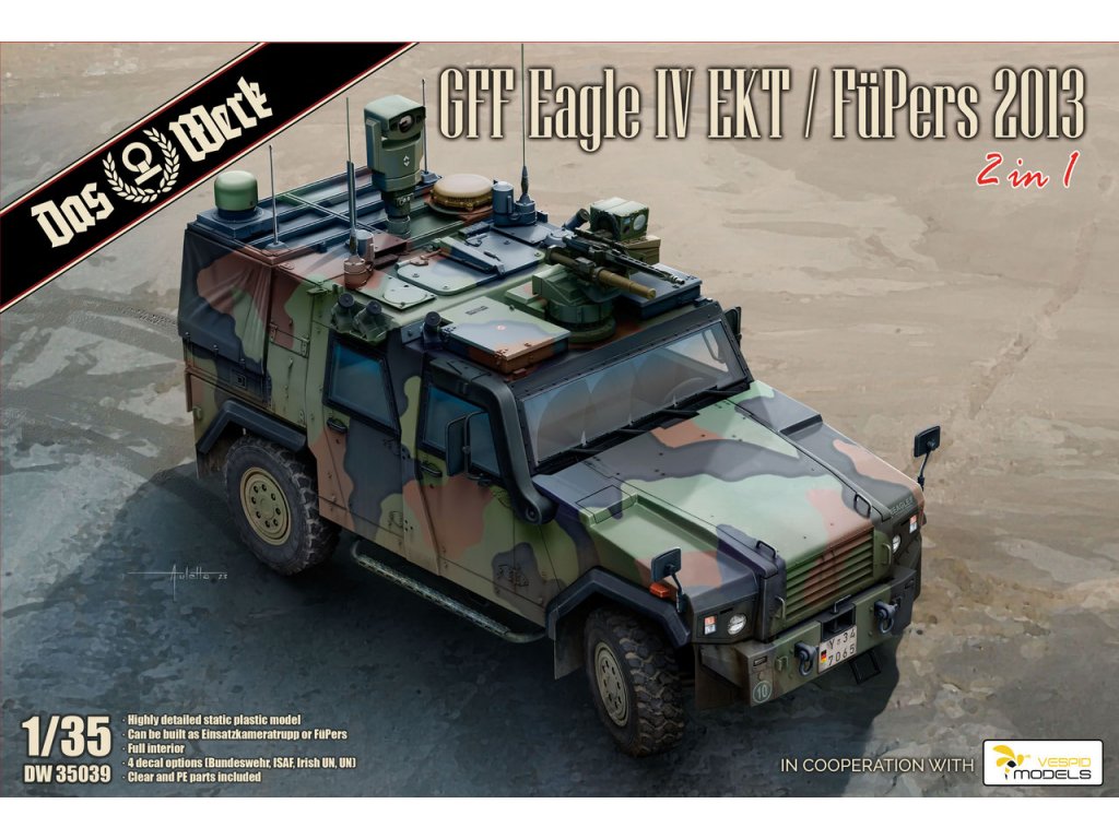 DAS WERK DW35039 1/35 GFF Eagle IV EKT / FuPers 2013 2 in 1