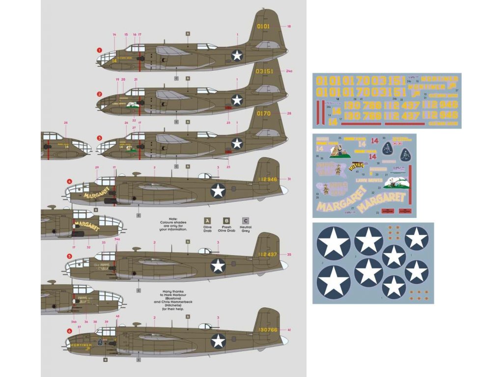 DK DECALS 1/48 Early Strafers The Grim Reapers (6xcamo)