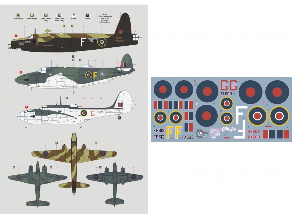 DK DECALS 1/48 WWII RAAF Twins Part IV (3x camo)