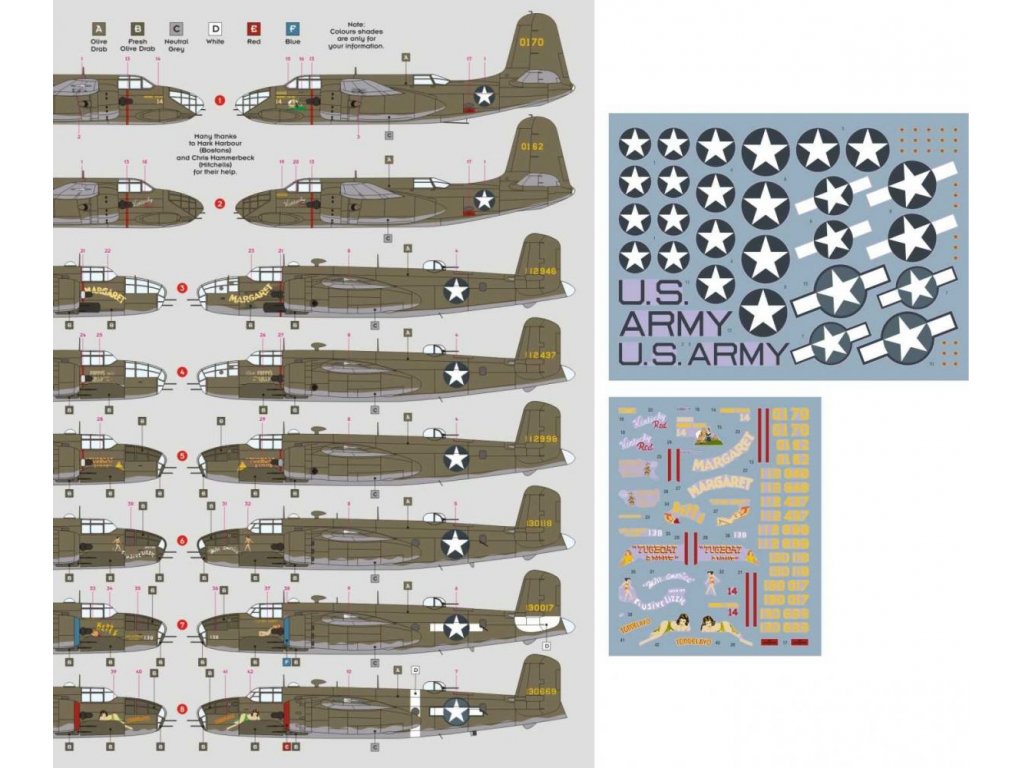 DK DECALS 1/72 Early Strafers