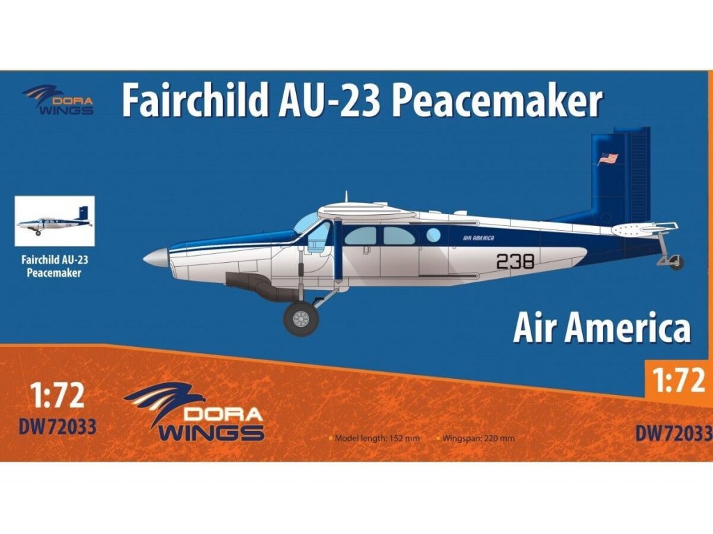 DORA WINGS 1/72 Fairchild AU-23 Peacemaker Air America