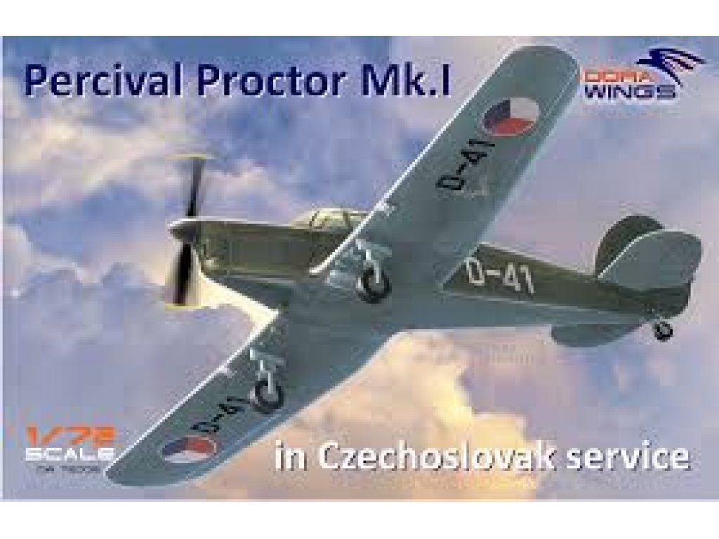 DORA WINGS 1/72 Percival Proctor Mk.I  Czechoslovak service