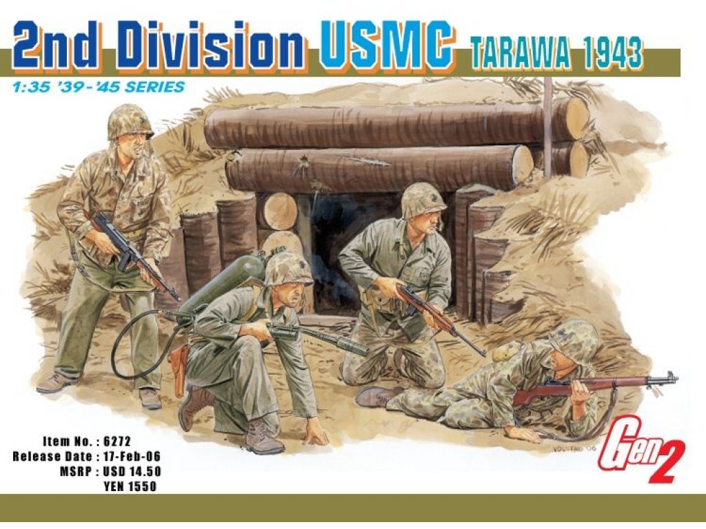 DRAGON 1/35  2nd Division USMC (Tarawa,1943)
