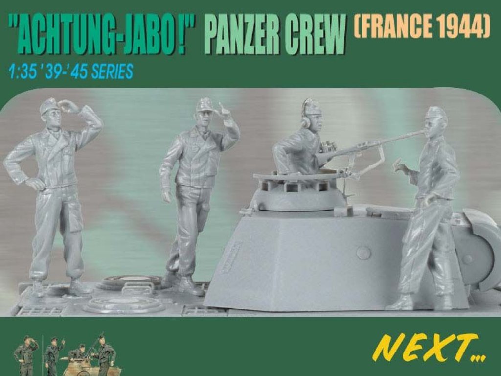 DRAGON 1/35 Achtung-Jabo! Panzer crew France 1944
