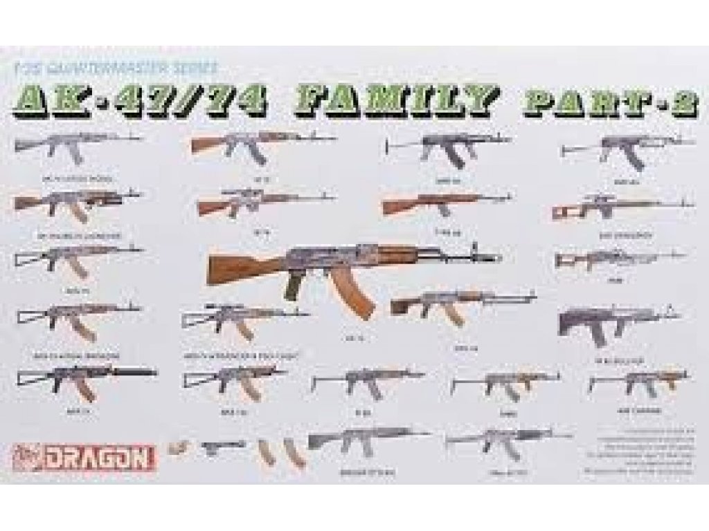 DRAGON 1/35 AK-47/74  Family Pt.2