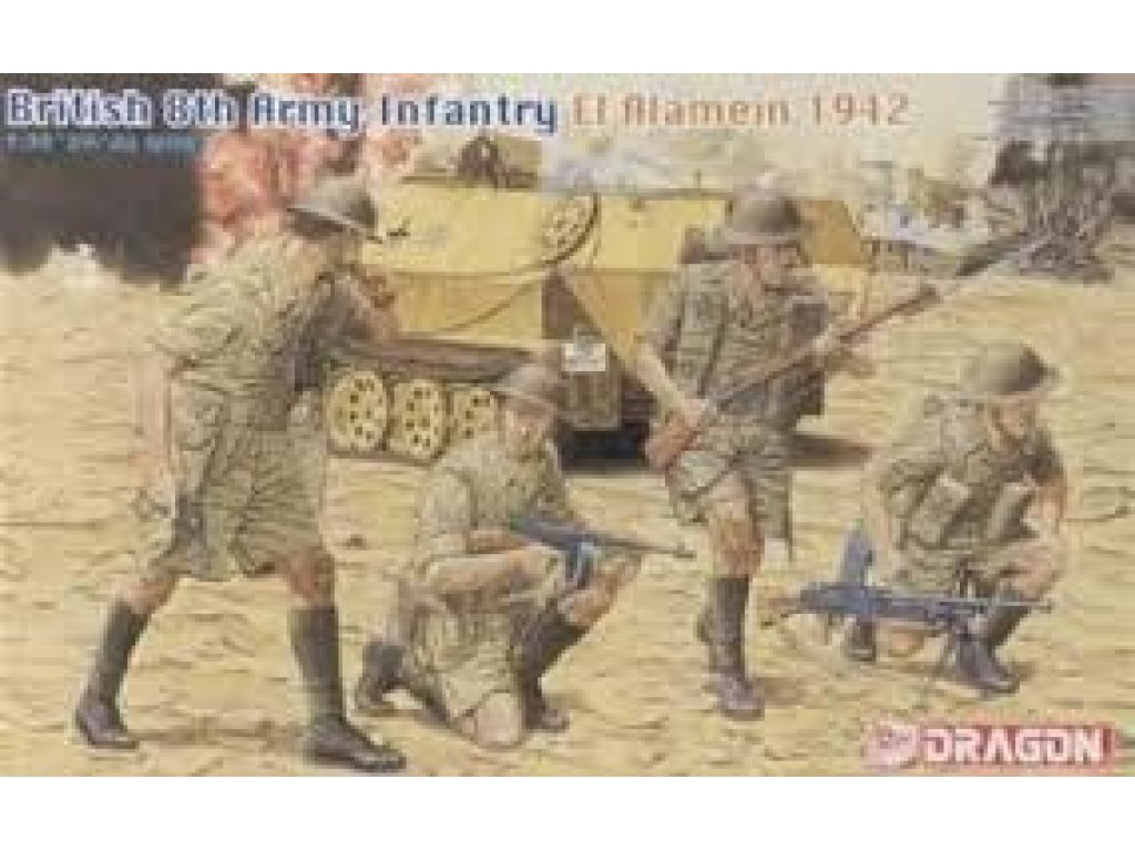 DRAGON 1/35 British 8th Army Infantry, Alamein 1942