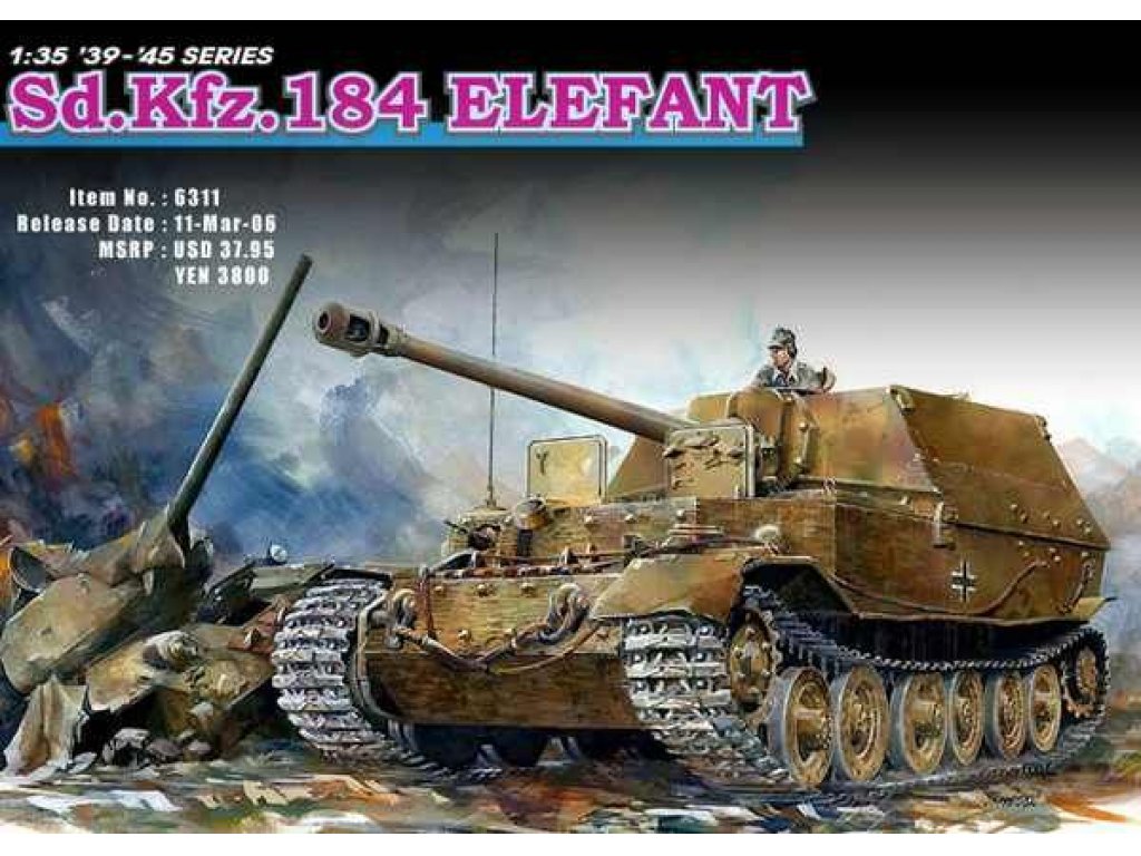 DRAGON 1/35 Elefant Premium   