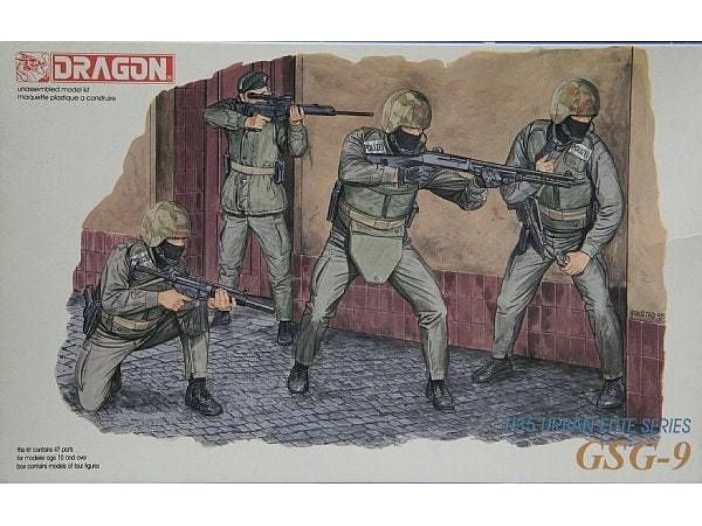 DRAGON 1/35 German Anti-Terrorist GSG-9 Team