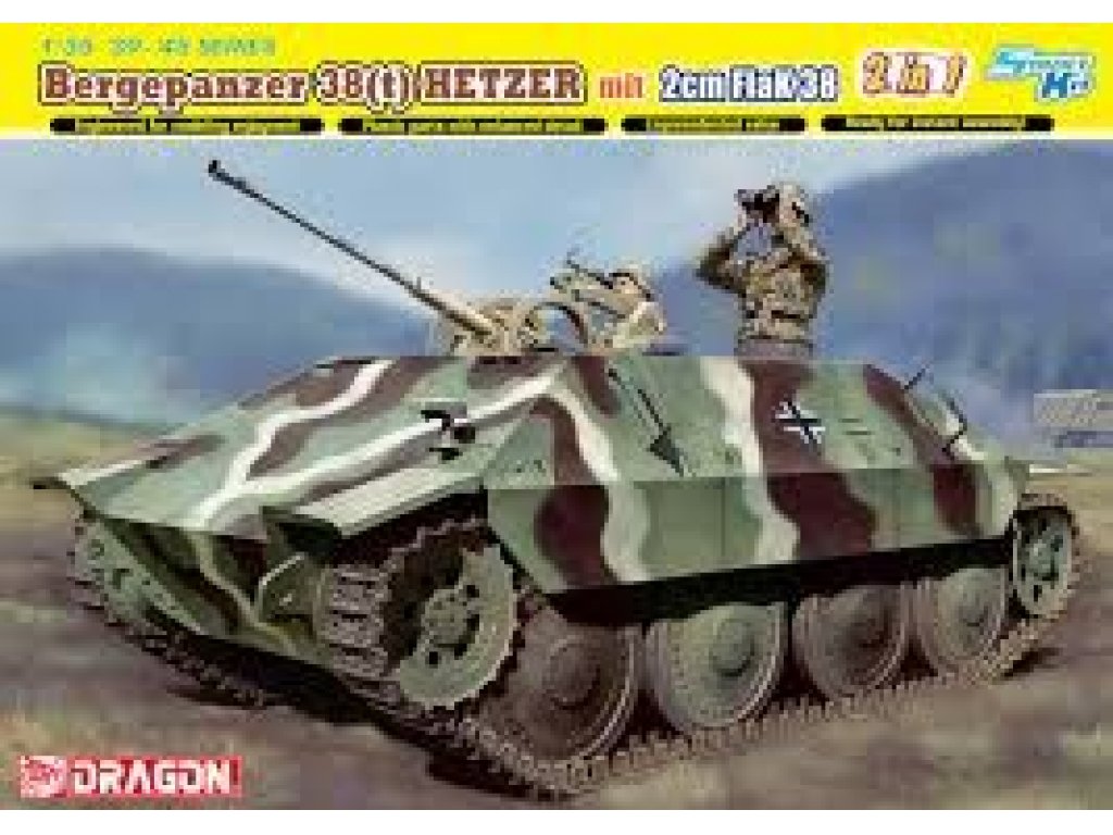 DRAGON 1/35 JAGDPANZER 38 mit 2cm FlaK 38