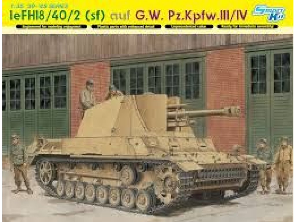 DRAGON 1/35 leFH18/40/2(Sfl) AUF GW Pz.III/IV