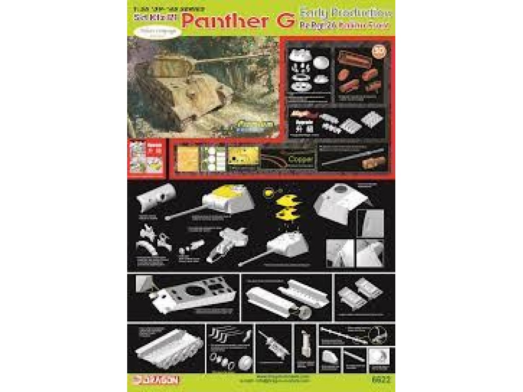 DRAGON 1/35 Panther G Early Production Pz.Rgt.26 Italian Front