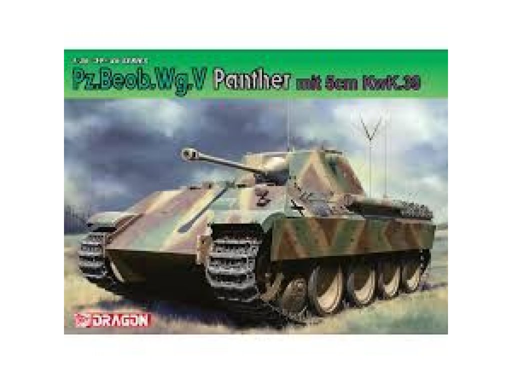 DRAGON 1/35 Pz.Beob.Wg.V Panther mit 5cm Kw.K.39/1