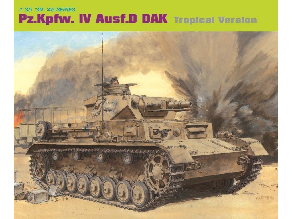 DRAGON 1/35 6976 Pz.Kpfw.IV Ausf.D DAK (PREMIUM) 