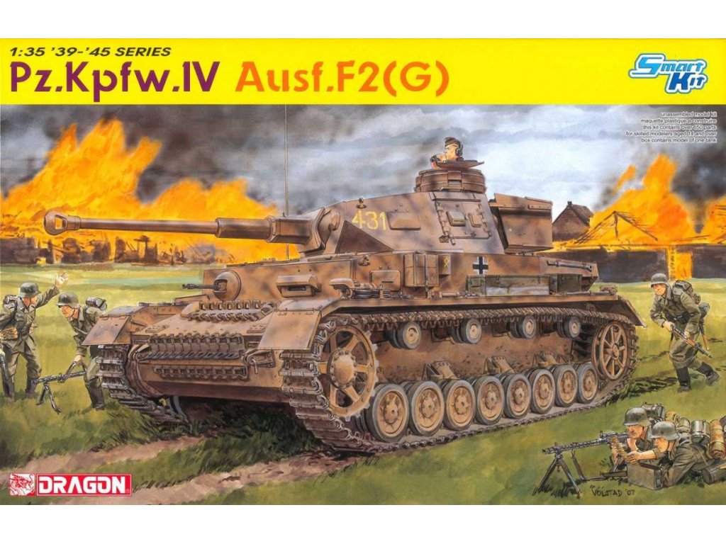 DRAGON 1/35 Pz.kpfw.IV Ausf.F2/G (smart kit)