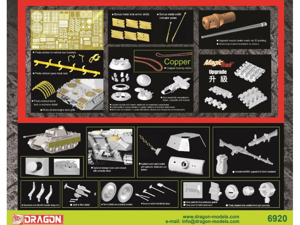 DRAGON 1/35 Sd. Kfz. 171 Panther A Early Type (Italy 1943/44)