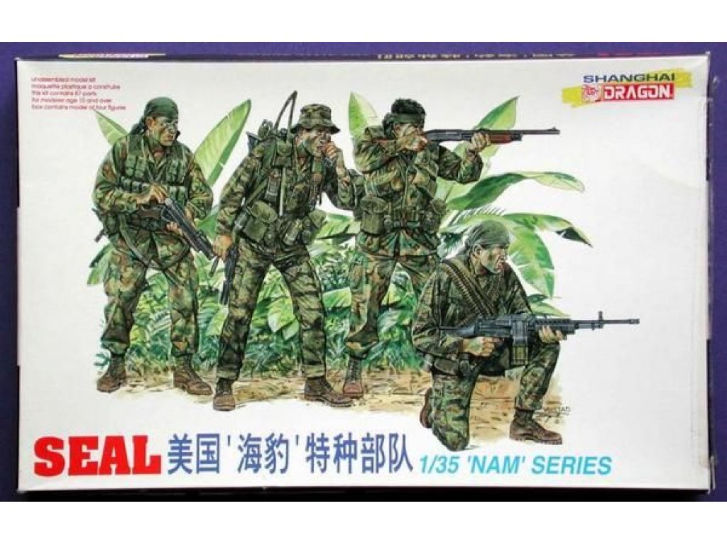 DRAGON 1/35 U.S Navy Seal Team              