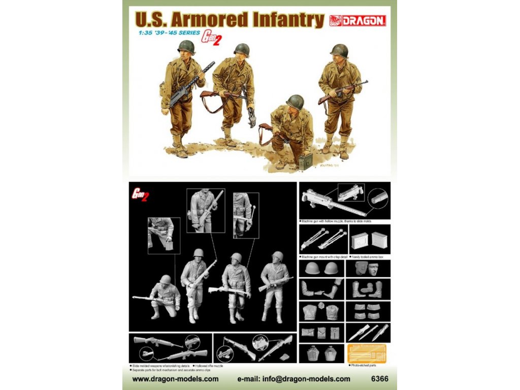 DRAGON 1/35 US ARMORED INFANTRY GEN2