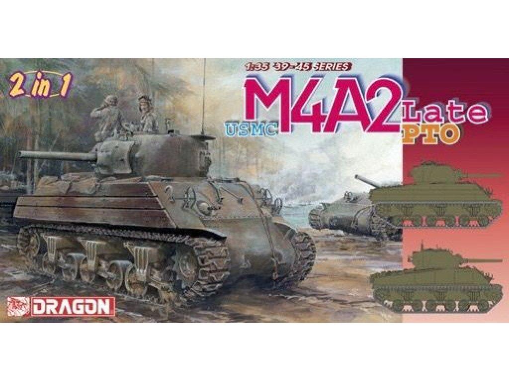DRAGON 1/35 US Marines M4A2(W) Sherman