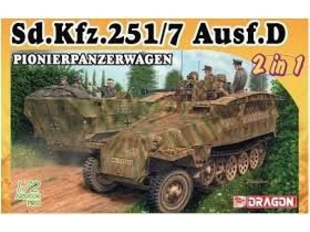 DRAGON 1/72 SdKfz.251/7 Ausf.D