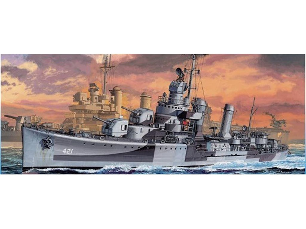 DRAGON 1032 1/350 USS Benson DD-421 1945