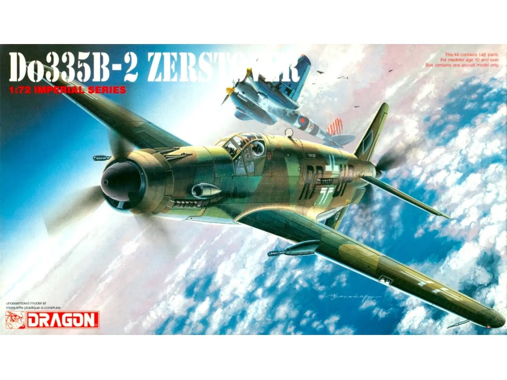 DRAGON 5124 1/72 Do 335B-2 Pfeil Zerstorer 