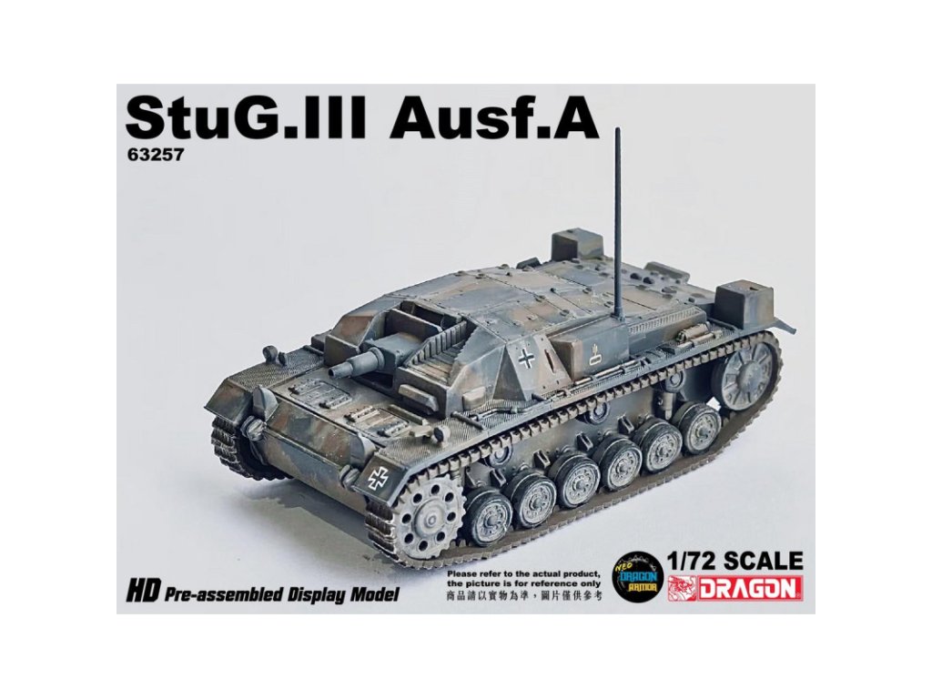 DRAGON ARMOR 1/72 63257 StuG.III Ausf.A 