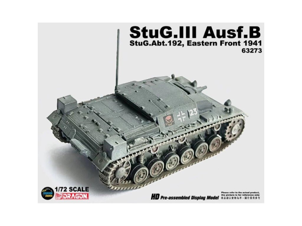 DRAGON ARMOR 1/72 63273 StuG.III Ausf. B Abt.192 Eastern Front 1941