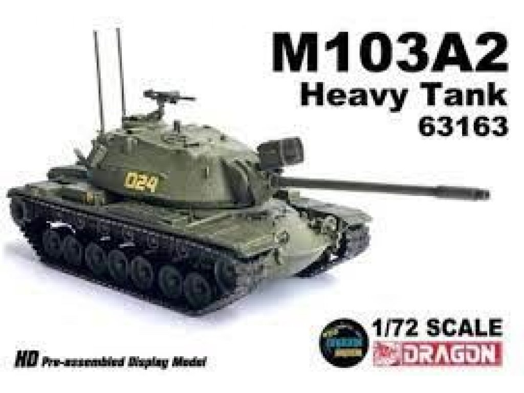 DRAGON ARMOR 1/72 M103A2 Heavy Tank