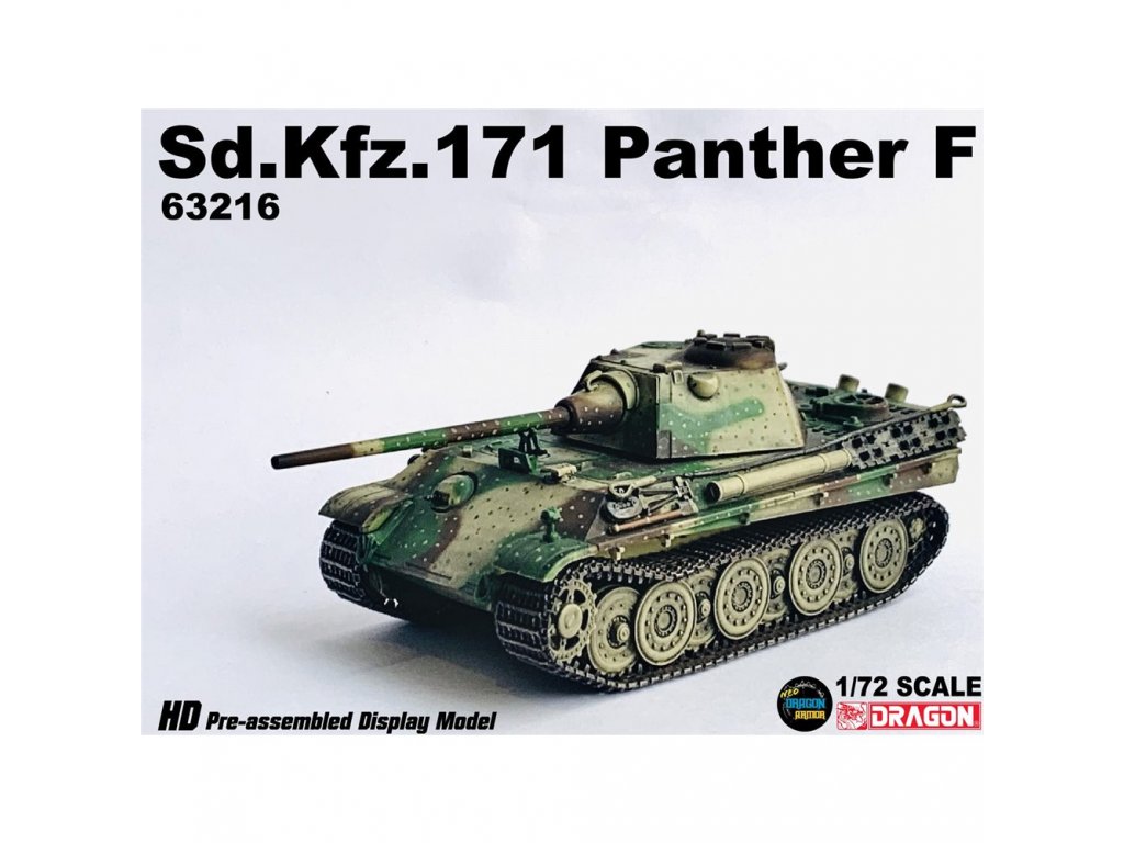 DRAGON ARMOR 1/72 Sd.Kfz.171 Panther Ausf.F