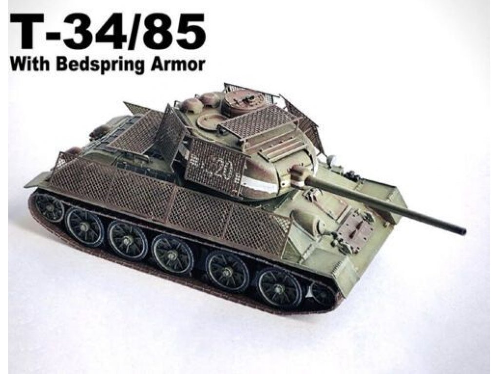 DRAGON ARMOR 1/72 T-34/85 With Bedspring Armor
