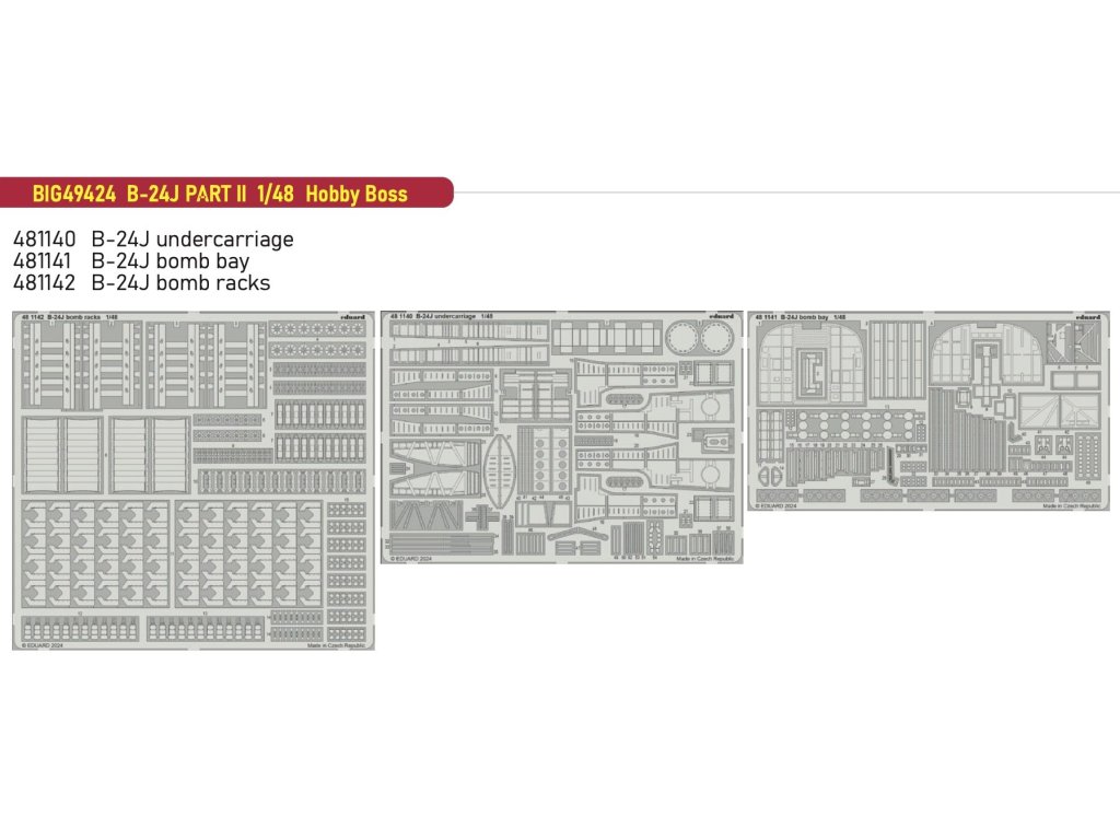 ED BIGED 1/48 B-24J Liberator PART II for HBB