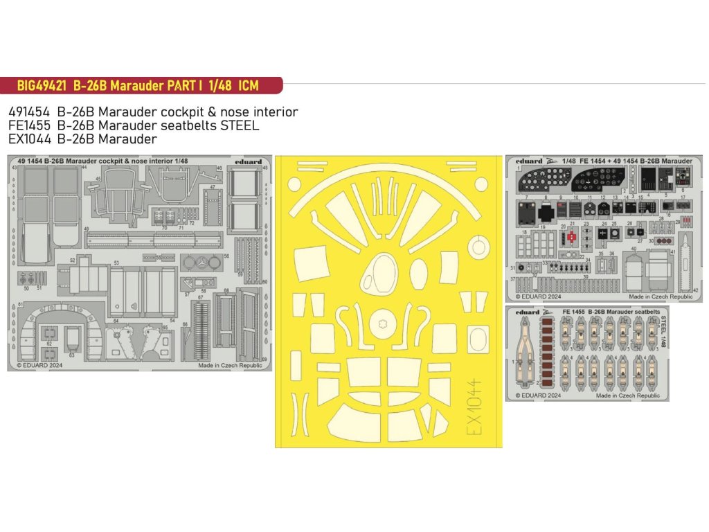 ED BIGED 1/48 B-26B Marauder PART I for ICM