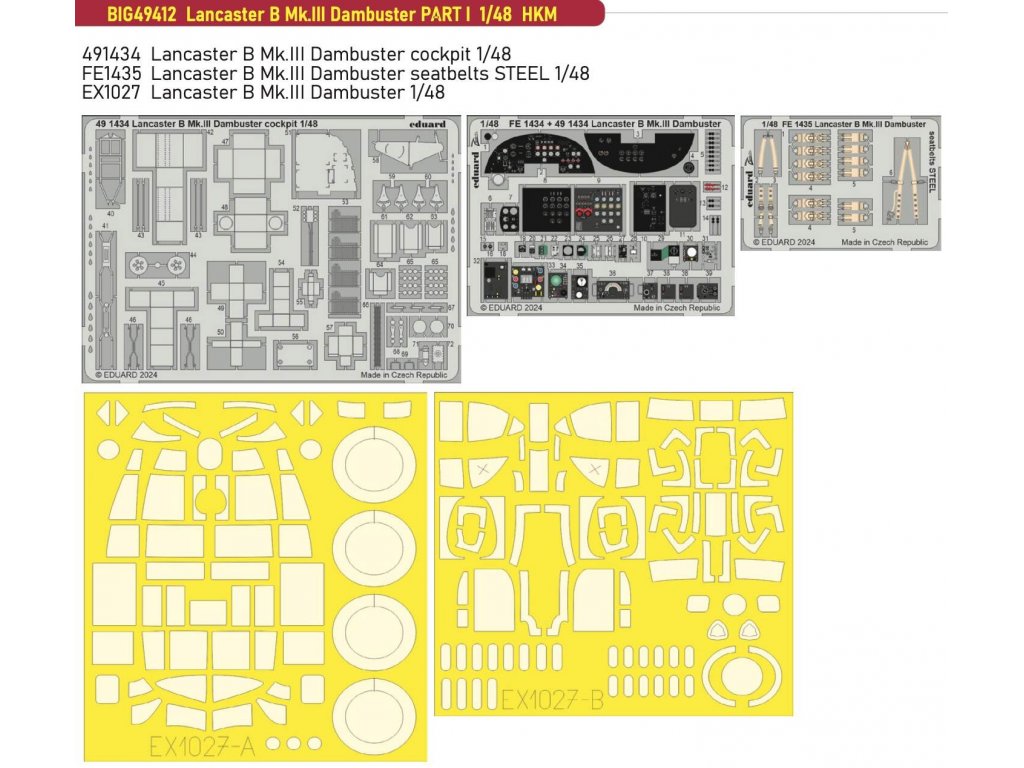 ED BIGED 1/48 Lancaster B Mk.III Dambuster PART I for HKM