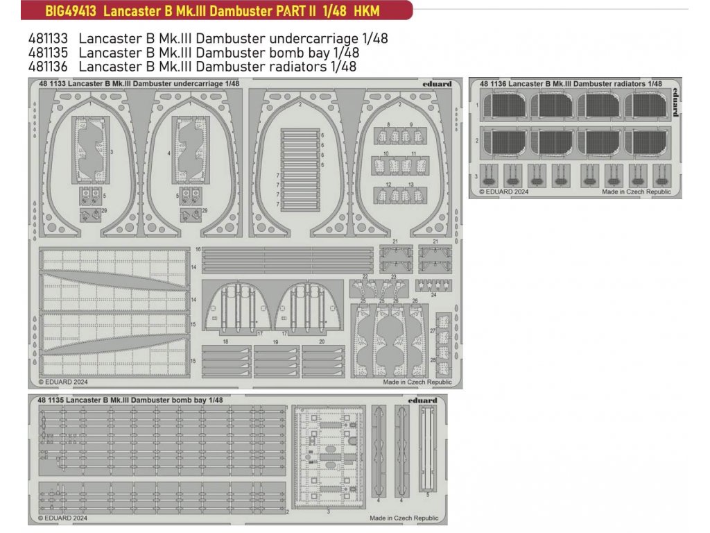 ED BIGED 1/48 Lancaster B Mk.III Dambuster PART II for HKM