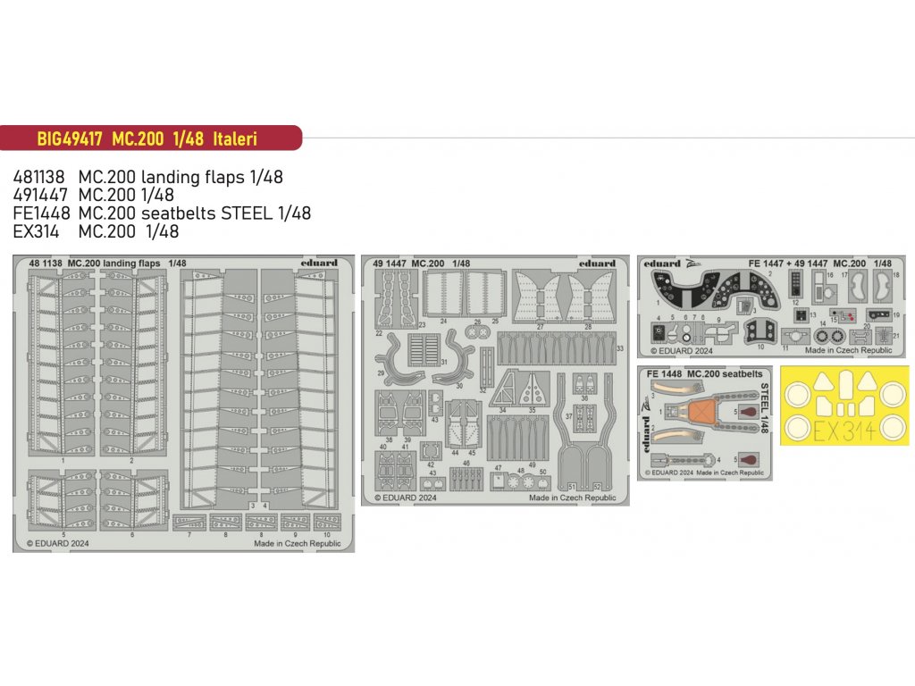 ED BIGED 1/48 MC.200 Saetta for ITA