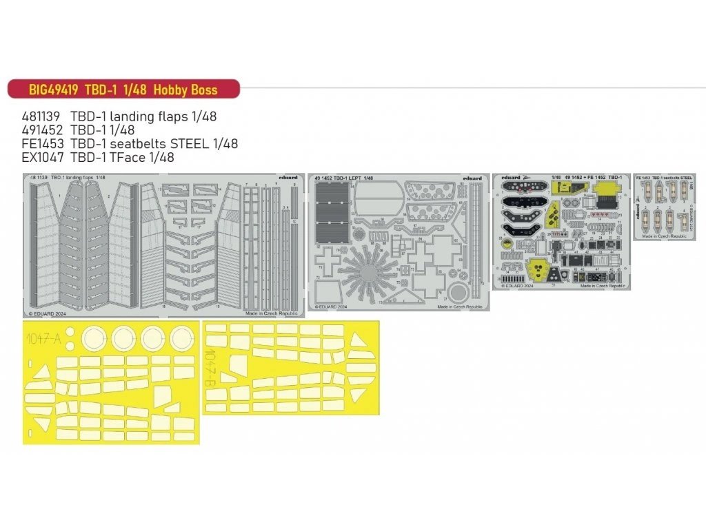 ED BIGED 1/48 TBD-1 Devastator for HBB