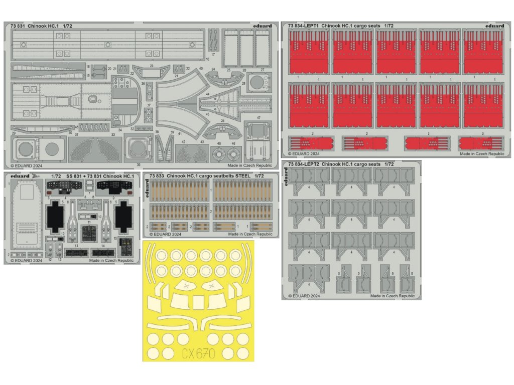 ED BIGED 1/72 Chinook HC.1 for AIR