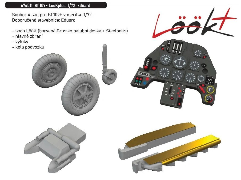 ED BRASSIN 1/72 Bf 109F LööKplus for EDU