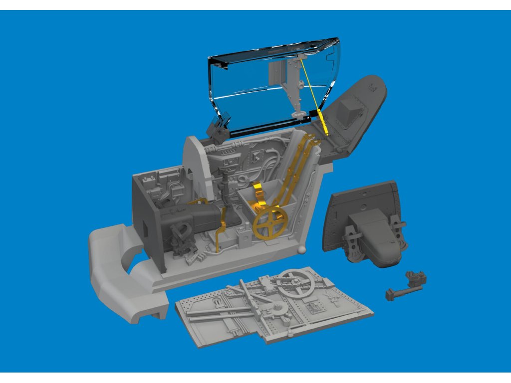 ED BRASSIN 1/72 Bf 109G-10 cockpit PRINT  for EDU