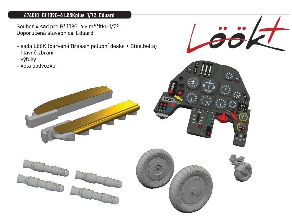 ED BRASSIN 1/72 Bf 109G-6 LööKplus for EDU