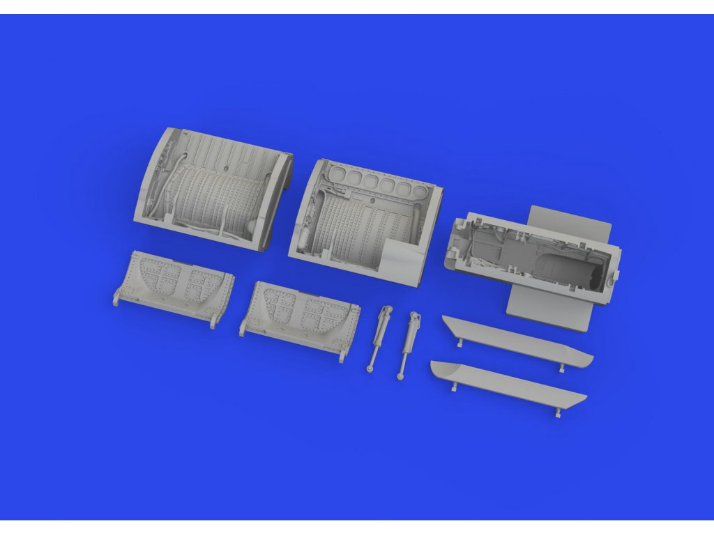 ED BRASSIN 1/72 MiG-21 wheel bays PRINT for EDU