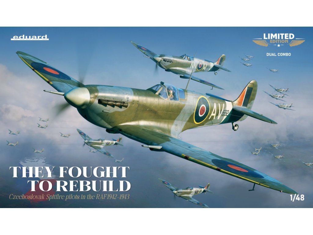 ED LIMITED 1/48 THEY FOUGHT TO REBUILD DUAL COMBO Spitfire Mk.V in Czechoslovak serv.