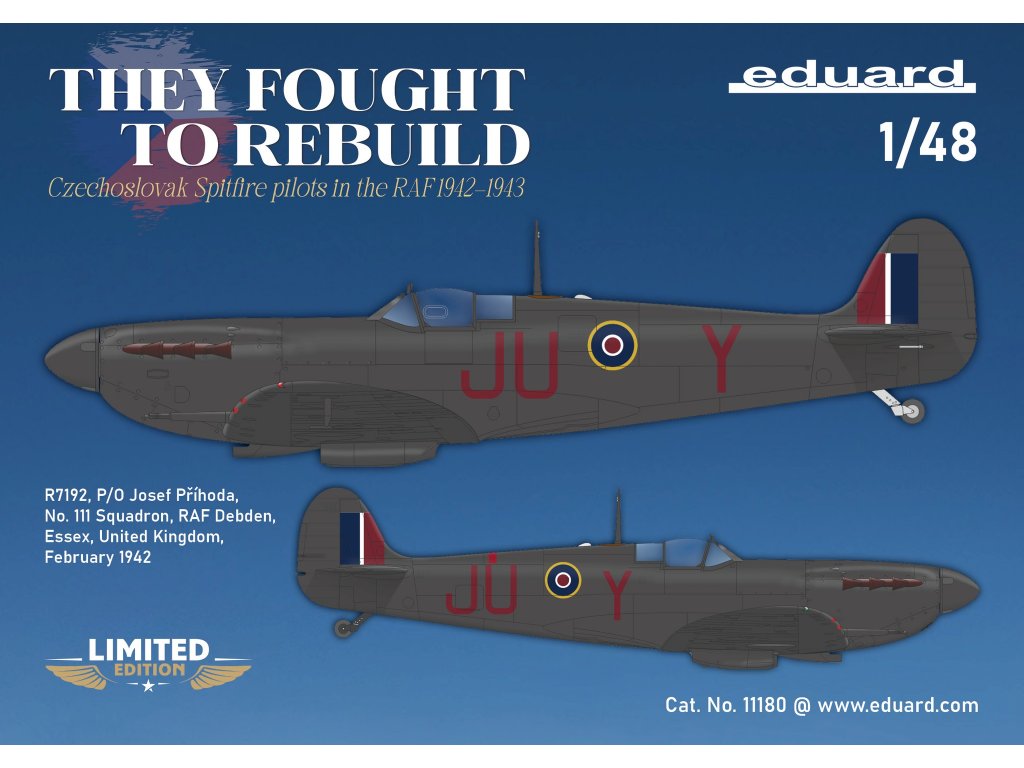 ED LIMITED 1/48 THEY FOUGHT TO REBUILD DUAL COMBO Spitfire Mk.V in Czechoslovak serv.