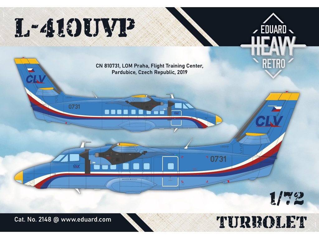 ED LIMITED 1/72 L-410UVP TURBOLET Heavy Retro